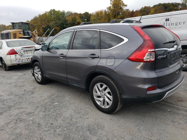 2HKRM4H74FH677035 - 2015 HONDA CR-V EXL GRAY photo 2