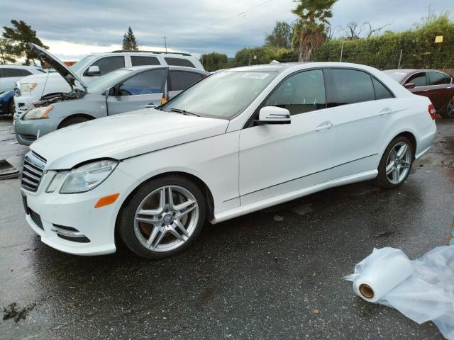 WDDHF9BB0DA691220 - 2013 MERCEDES-BENZ E 550 4MATIC WHITE photo 1