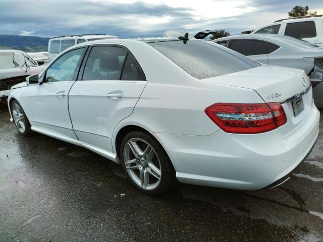 WDDHF9BB0DA691220 - 2013 MERCEDES-BENZ E 550 4MATIC WHITE photo 2