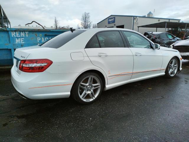 WDDHF9BB0DA691220 - 2013 MERCEDES-BENZ E 550 4MATIC WHITE photo 3