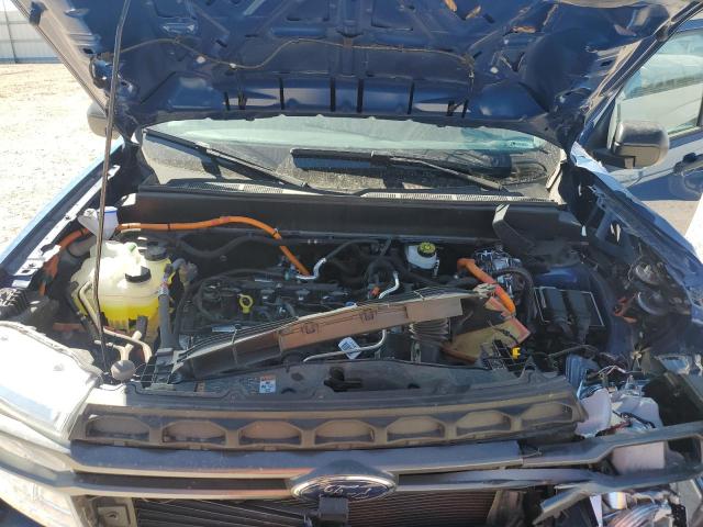 3FTTW8H36RRA36443 - 2024 FORD MAVERICK XLT BLUE photo 11