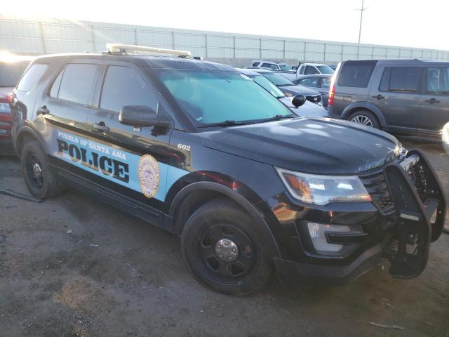 1FM5K8ATXGGB73755 - 2016 FORD EXPLORER POLICE INTERCEPTOR BLACK photo 4