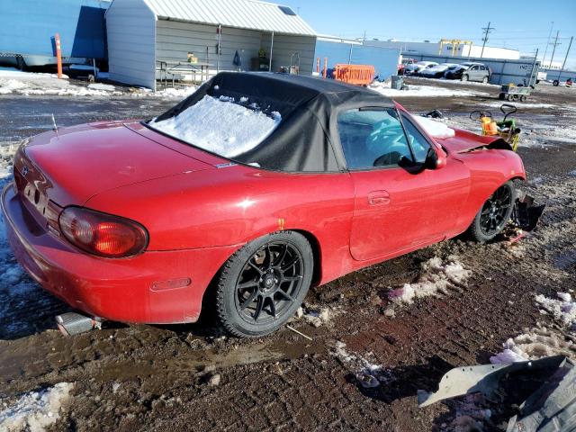 JM1NB353120233392 - 2002 MAZDA MX-5 MIATA BASE RED photo 3