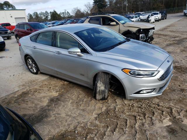 3FA6P0SU4HR209801 - 2017 FORD FUSION TITANIUM PHEV SILVER photo 4