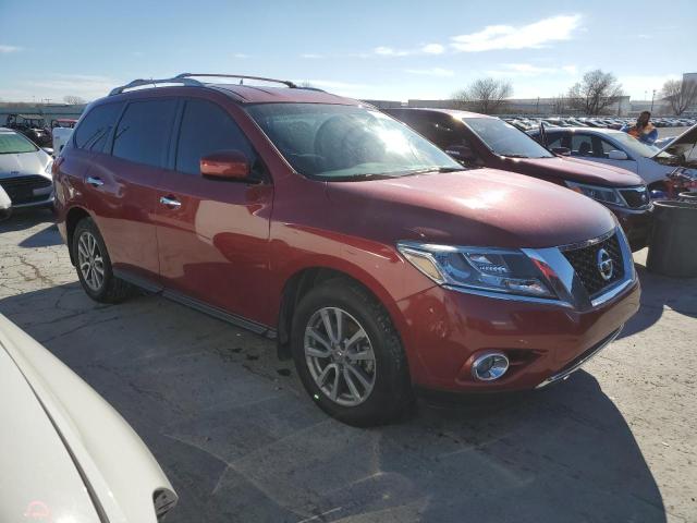 5N1AR2MN1FC703590 - 2015 NISSAN PATHFINDER S 红色 照片 4