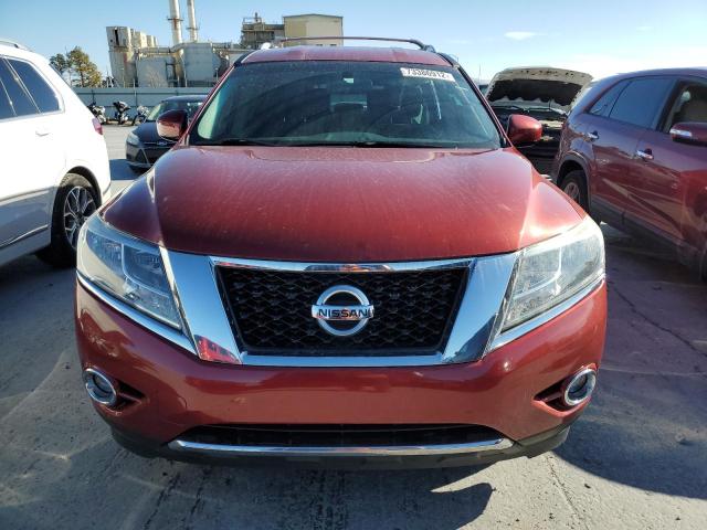 5N1AR2MN1FC703590 - 2015 NISSAN PATHFINDER S 红色 照片 5