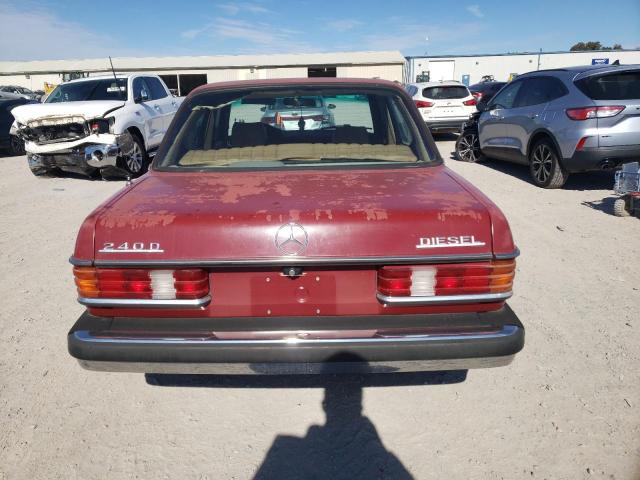 12312312171516 - 1980 MERCEDES-BENZ 240 D BURGUNDY photo 6