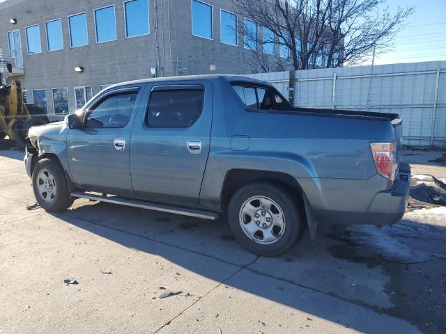 2HJYK16257H526654 - 2007 HONDA RIDGELINE RT TEAL photo 2