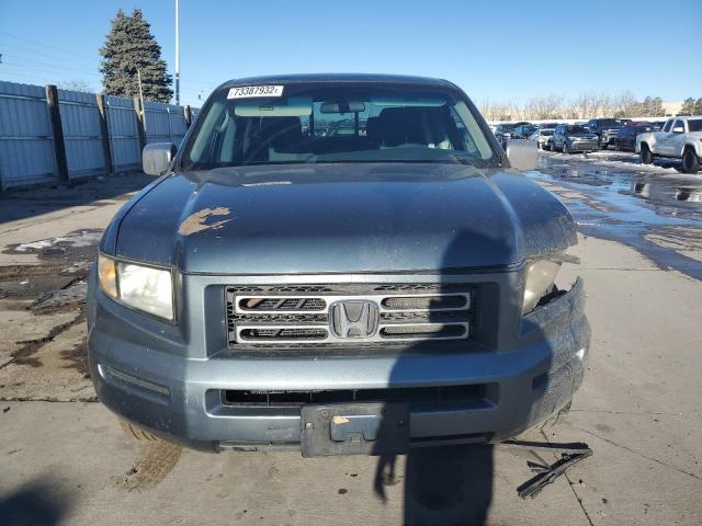 2HJYK16257H526654 - 2007 HONDA RIDGELINE RT TEAL photo 5