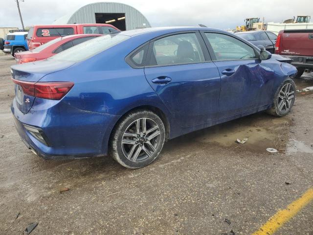 3KPF34AD0KE014954 - 2019 KIA FORTE GT LINE BLUE photo 3