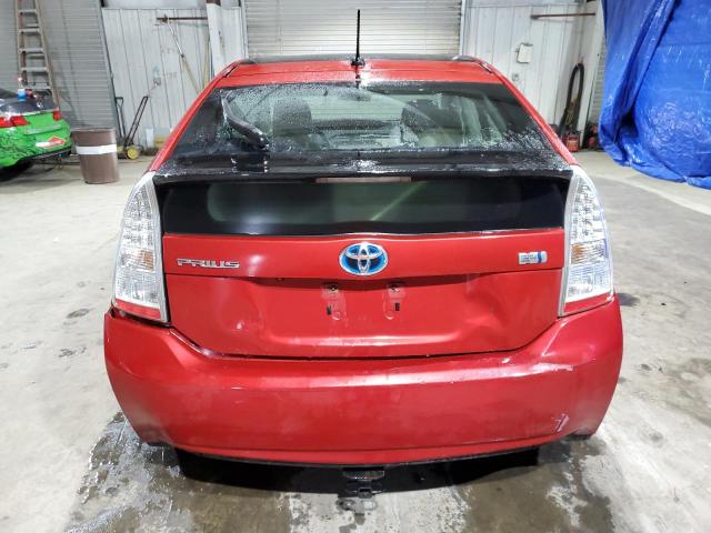 JTDKN3DU6B1356510 - 2011 TOYOTA PRIUS RED photo 6