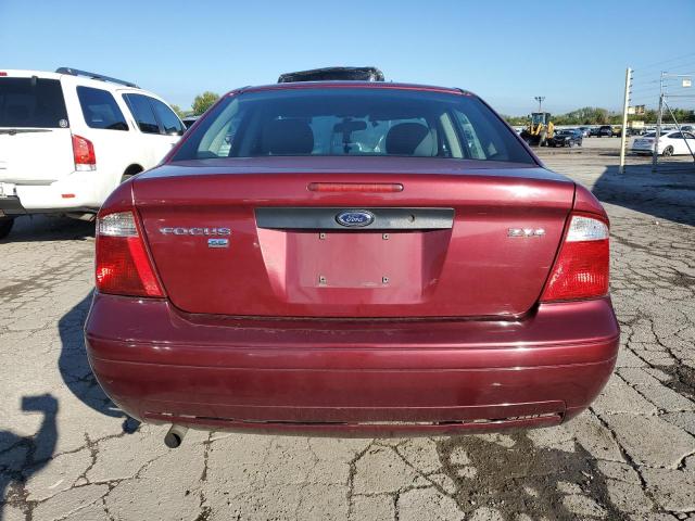 1FAFP34N76W244270 - 2006 FORD FOCUS ZX4 BURGUNDY photo 6