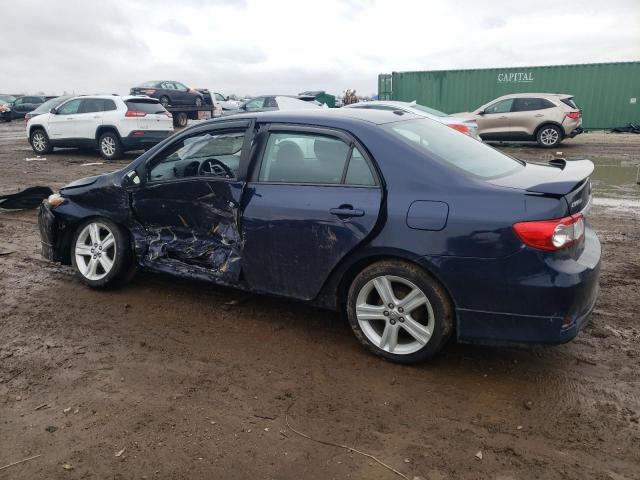 2T1BU4EE4DC102678 - 2013 TOYOTA COROLLA BASE BLUE photo 2