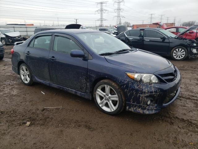 2T1BU4EE4DC102678 - 2013 TOYOTA COROLLA BASE BLUE photo 4