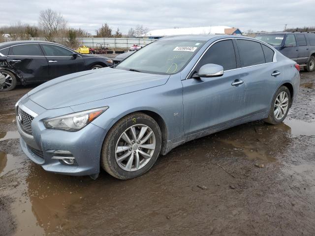 JN1BV7AR4FM398477 - 2015 INFINITI Q50 BASE/P BASE BLUE photo 1