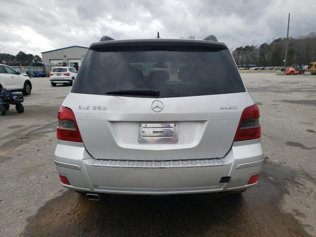 WDCGG8HB5CF885421 - 2012 MERCEDES-BENZ GLK 350 4MATIC SILVER photo 6