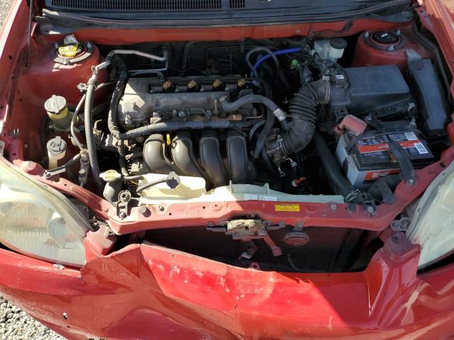 2T1KR32E05C332607 - 2005 TOYOTA COROLLA MA XR RED photo 11