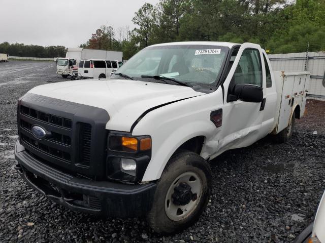 1FDSX20R78ED21770 - 2008 FORD F250 SUPER DUTY WHITE photo 1