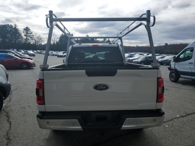 1FTEX1EBXMKD19000 - 2021 FORD F150 SUPER CAB WHITE photo 6