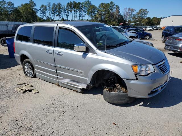 2C4RC1CG2ER256957 - 2014 CHRYSLER TOWN & COU TOURING L SILVER photo 4