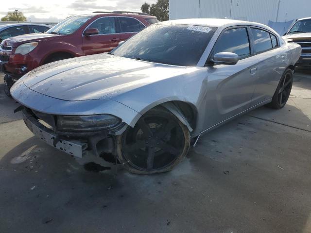 2C3CDXHG0GH234936 - 2016 DODGE CHARGER SXT SILVER photo 1