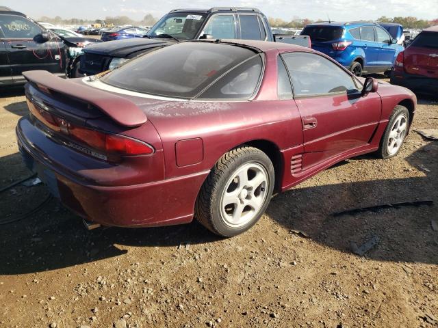 JA3XE74C9MY012425 - 1991 MITSUBISHI 3000 GT VR4 BURGUNDY photo 3