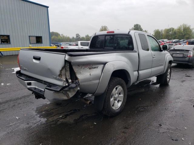 5TETU62N98Z586268 - 2008 TOYOTA TACOMA PRERUNNER ACCESS CAB GRAY photo 3