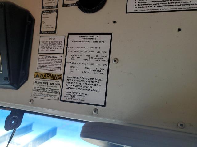 4DRBUAANX7B436068 - 2007 IC CORPORATION 3000 ოქროსფერი ფოტო 13