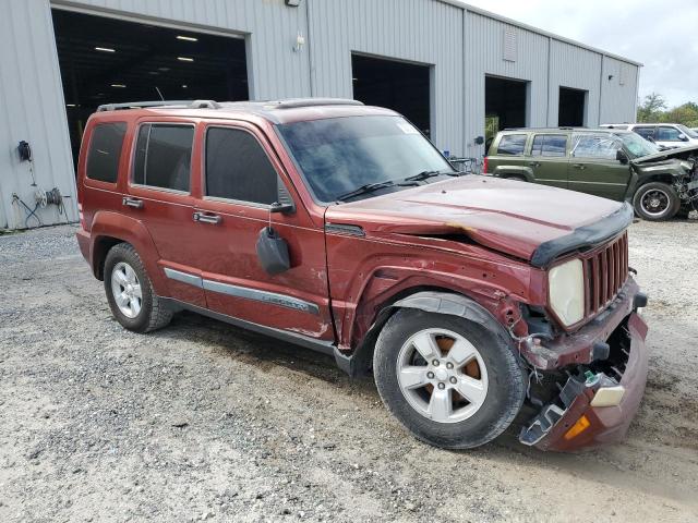 1J8GN28K59W536995 - 2009 JEEP LIBERTY SPORT MAROON photo 4