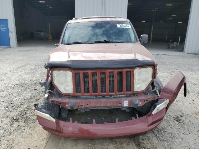 1J8GN28K59W536995 - 2009 JEEP LIBERTY SPORT MAROON photo 5