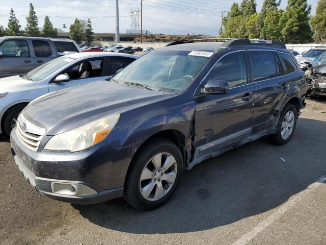 4S4BRBAC8C3263841 - 2012 SUBARU OUTBACK 2.5I GRAY photo 1