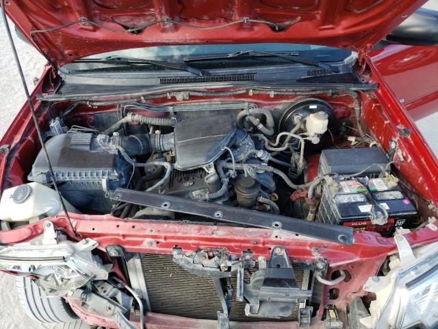 5TFTX4CN9FX054808 - 2015 TOYOTA TACOMA ACCESS CAB წითელი ფოტო 11