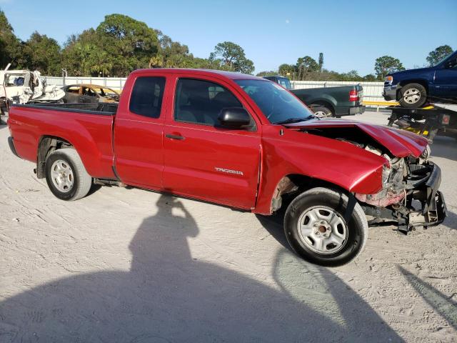 5TFTX4CN9FX054808 - 2015 TOYOTA TACOMA ACCESS CAB RED photo 4