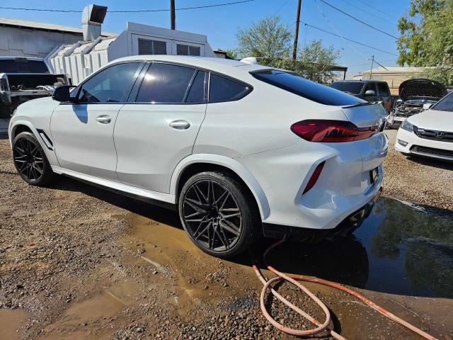 5YMCY0C00L9B02491 - 2020 BMW X6 M WHITE photo 3