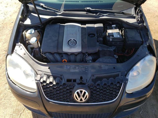 3VWEF71K57M173692 - 2007 VOLKSWAGEN JETTA WOLFSBURG BLACK photo 11