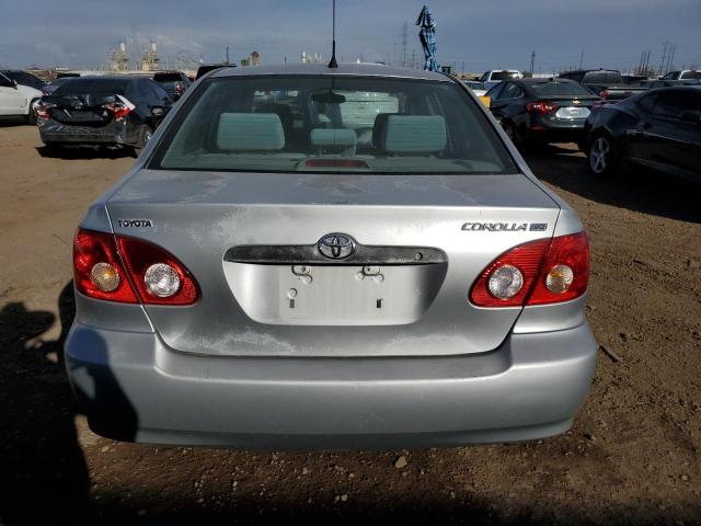 JTDBR32E760079782 - 2006 TOYOTA COROLLA CE SILVER photo 6