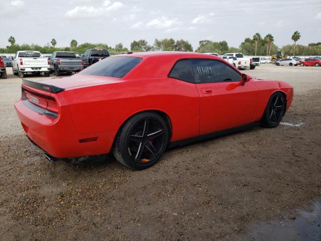 2B3CJ7DWXAH111414 - 2010 DODGE CHALLENGER SRT-8 RED photo 3