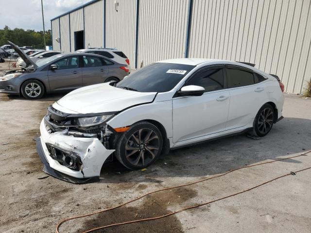 2HGFC2F85LH556395 - 2020 HONDA CIVIC SPORT 白色 照片 1