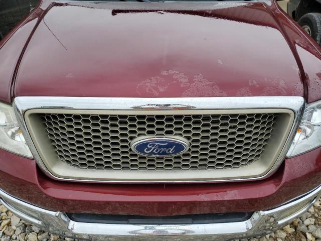 1FTPX12554NA37224 - 2004 FORD F150 Burgund zdjęcie 11