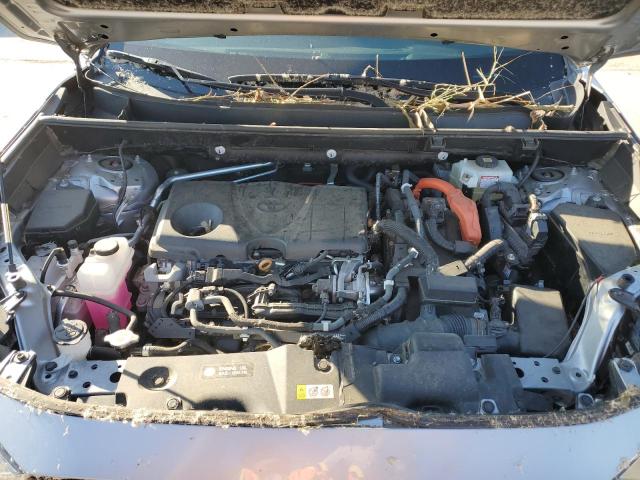 2T3E6RFV1MW004605 - 2021 TOYOTA RAV4 XSE SILVER photo 11