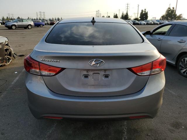 KMHDH4AE5DU568489 - 2013 HYUNDAI ELANTRA GLS SILVER photo 6