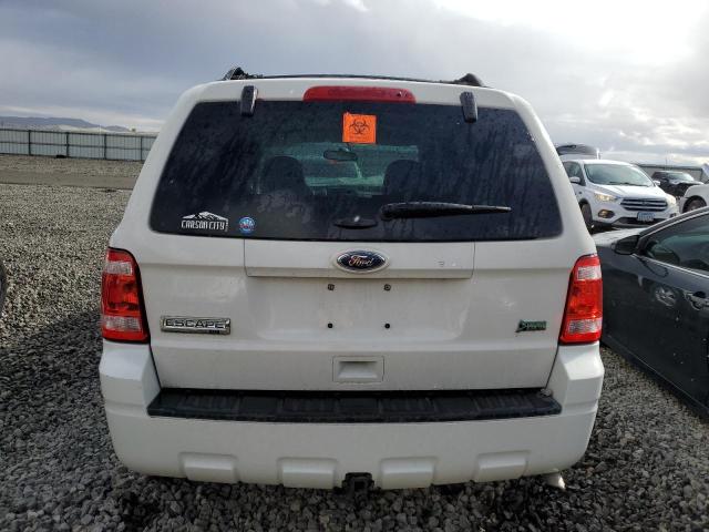 1FMCU9DG2CKC26719 - 2012 FORD ESCAPE XLT WHITE photo 6