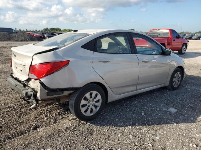 KMHCT4AE3HU222103 - 2017 HYUNDAI ACCENT SE BEIGE photo 3