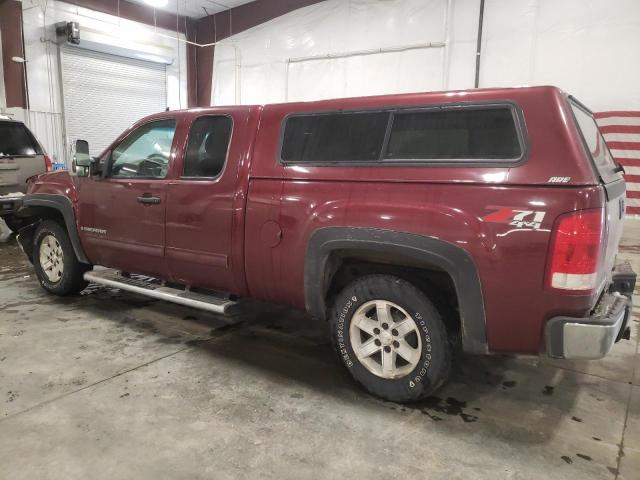 1GTEK29J89Z145352 - 2009 GMC SIERRA K1500 SLE MAROON photo 2