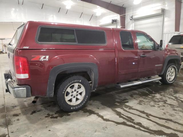 1GTEK29J89Z145352 - 2009 GMC SIERRA K1500 SLE MAROON photo 3