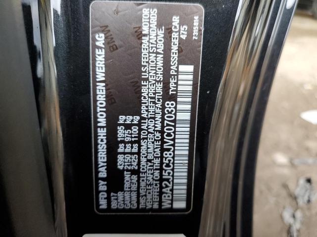 WBA2J5C58JVC07038 - 2018 BMW M240I Siyah fotoğraf 12