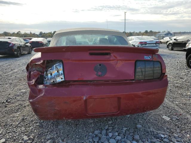 1ZVHT84N685122520 - 2008 FORD MUSTANG RED photo 6