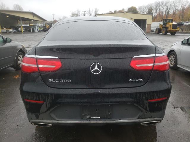 WDC0J4KB2JF321971 - 2018 MERCEDES-BENZ GLC COUPE 300 4MATIC BLACK photo 6