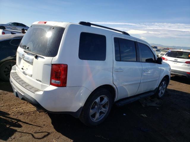 5FNYF4H5XDB046872 - 2013 HONDA PILOT EXL WHITE photo 3