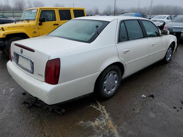 1G6KE57Y31U150815 - 2001 CADILLAC DEVILLE DHS CREAM photo 3